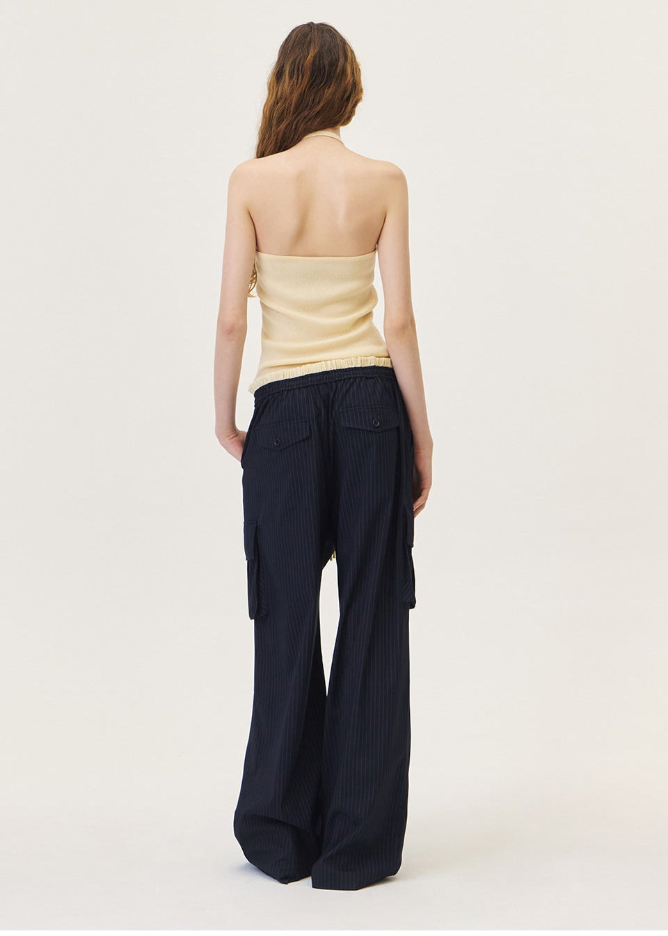 LAYER STRIPE CARGO PANTS