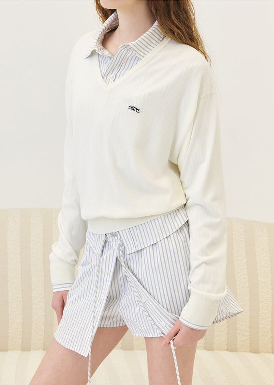 TESS STRIPE SKIRT