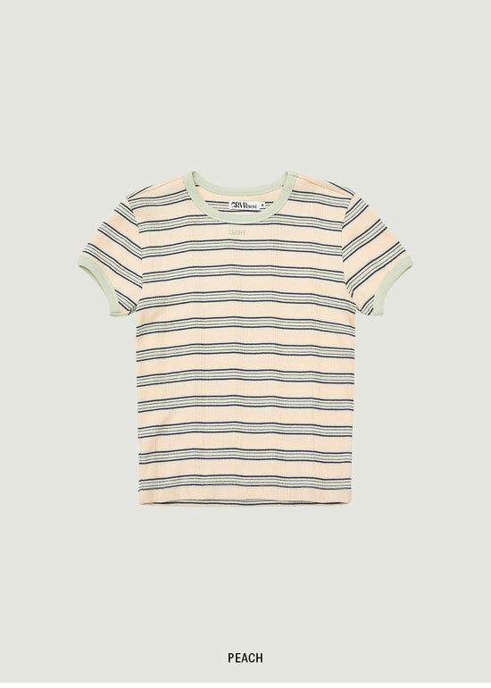 NANCY STRIPE H/S T-SHIRT