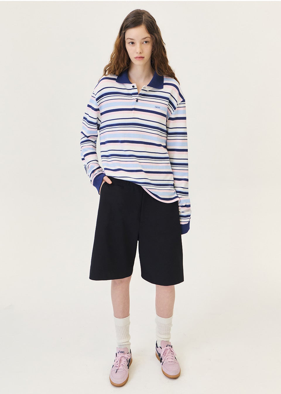 GRAIN STRIPE PIQUE SHIRT