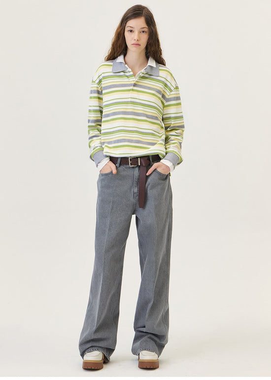 GRAIN STRIPE PIQUE SHIRT