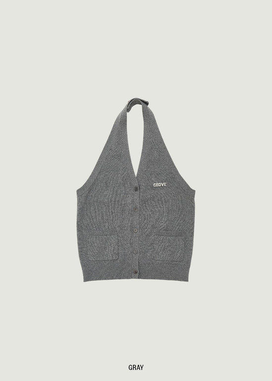 BIRCH HALTER KNIT