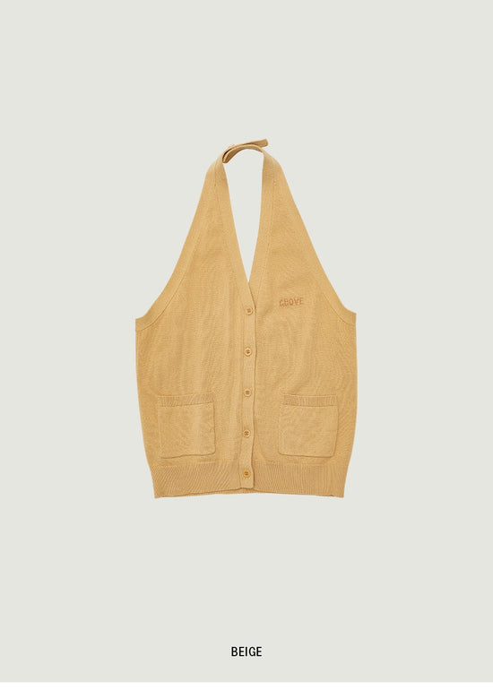 BIRCH HALTER KNIT
