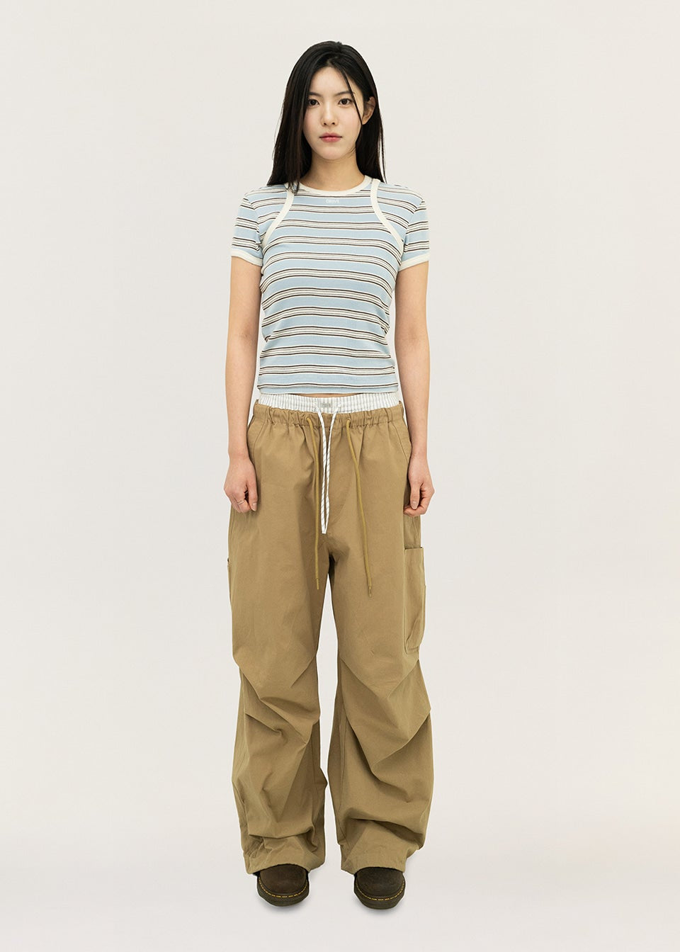 NANCY STRIPE H/S T-SHIRT