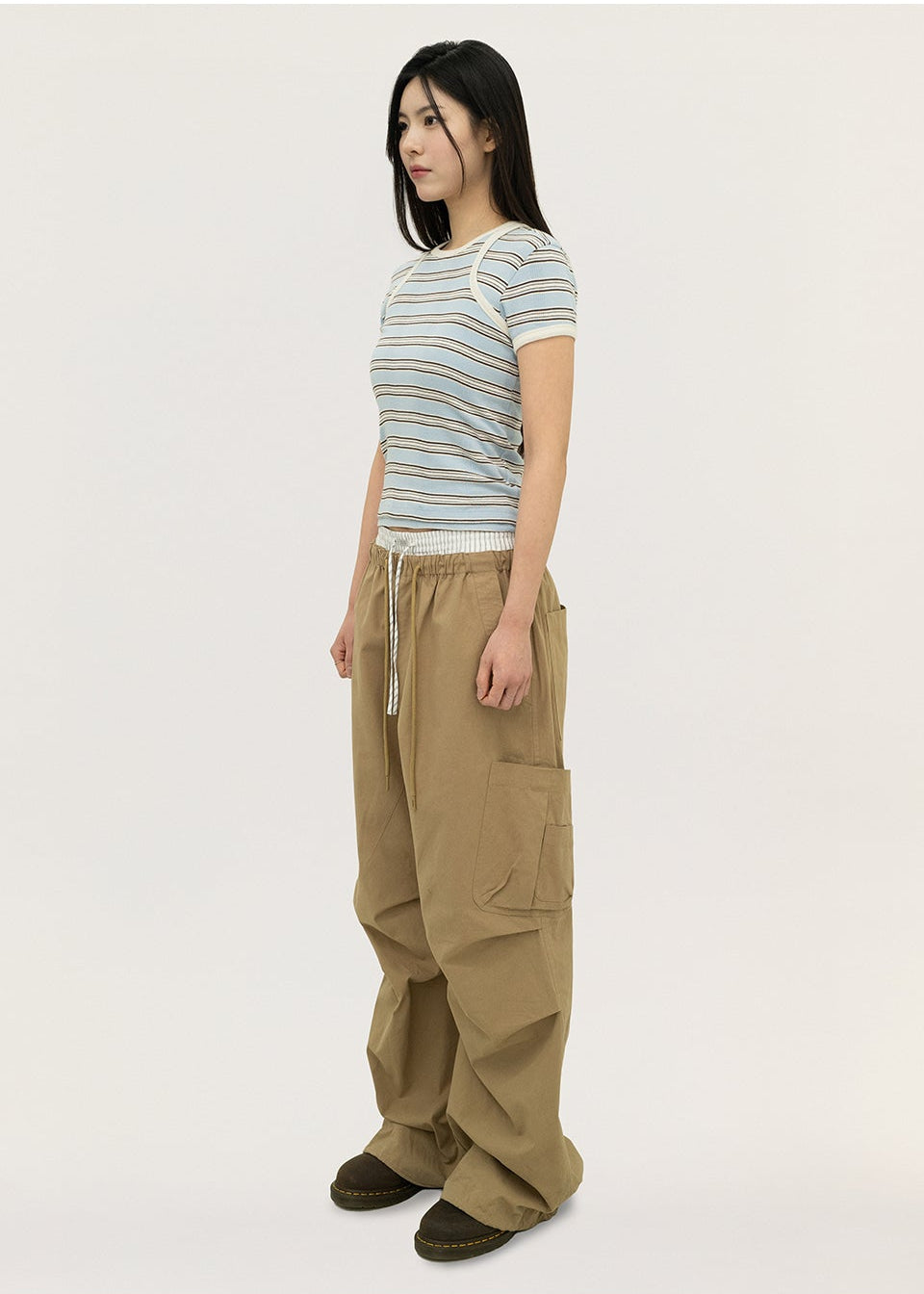 NANCY STRIPE H/S T-SHIRT