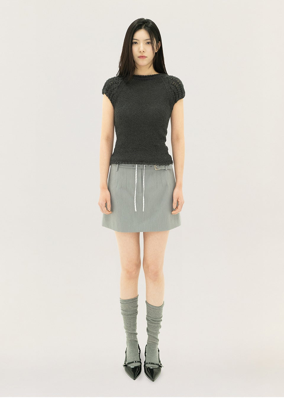 JACE NET HALF SLEEVE KNIT