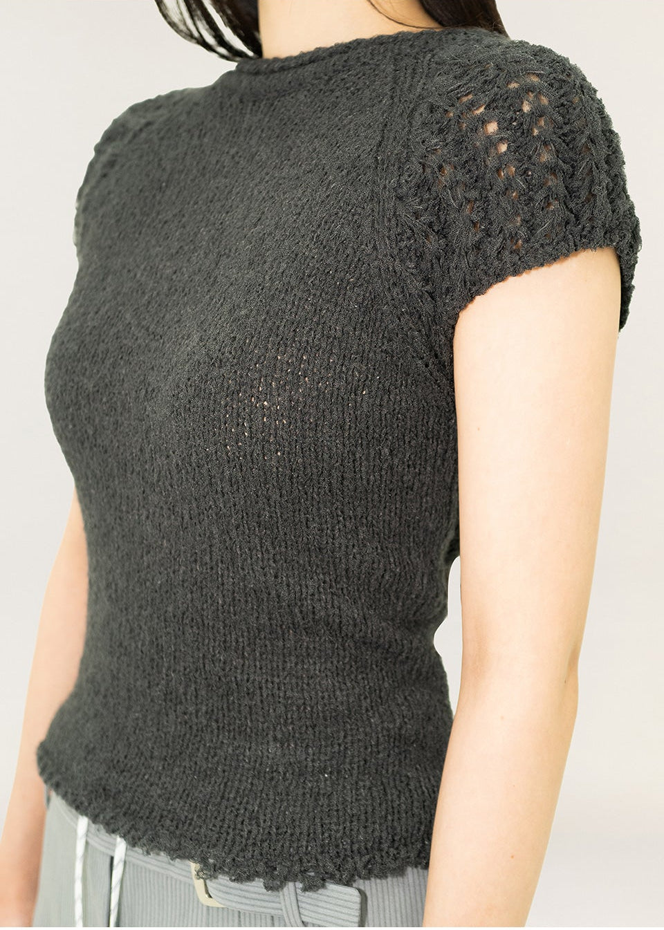 JACE NET HALF SLEEVE KNIT