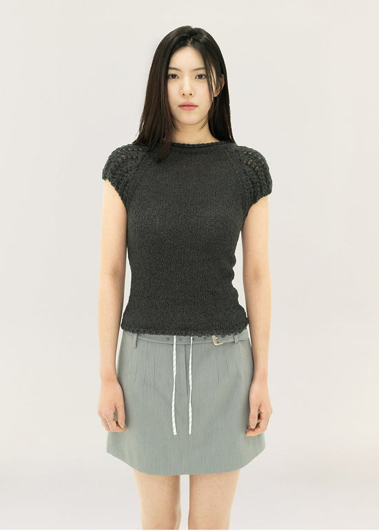 JACE NET HALF SLEEVE KNIT