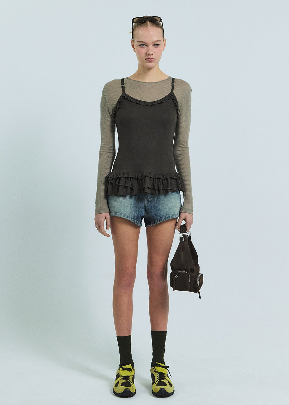 LIV FRILL SLEEVELESS