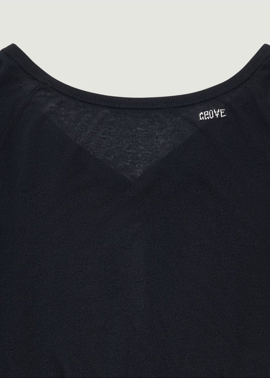 COLETTE OFF-SHOULDER CARDIGAN