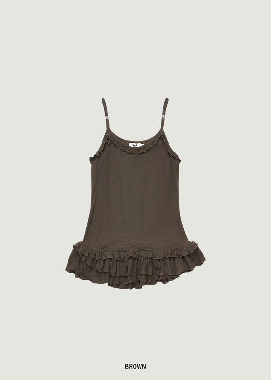 LIV FRILL SLEEVELESS