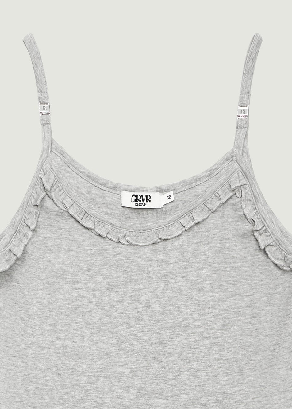 LIV FRILL SLEEVELESS