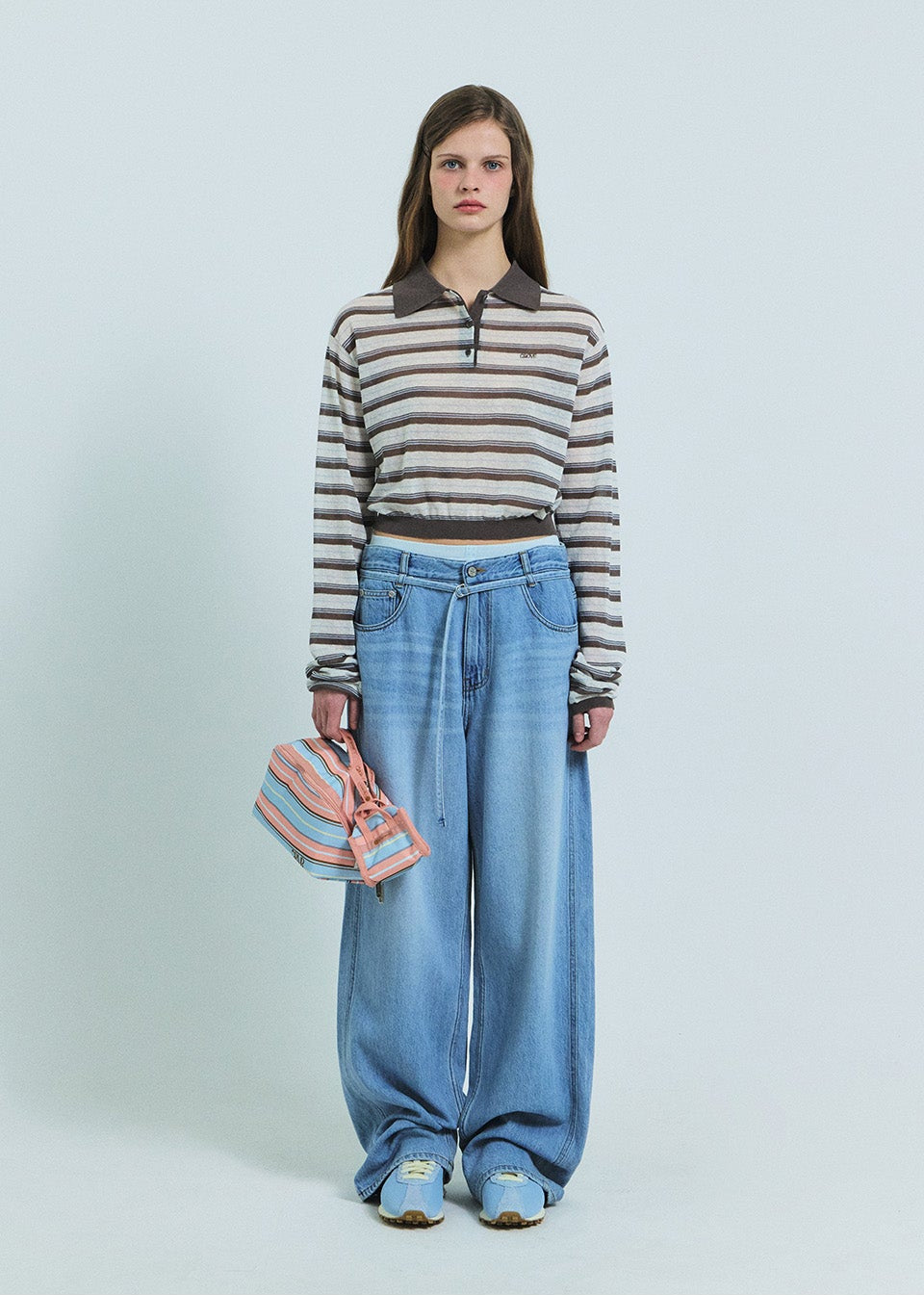 ESTHER STRIPE COLLAR KNIT