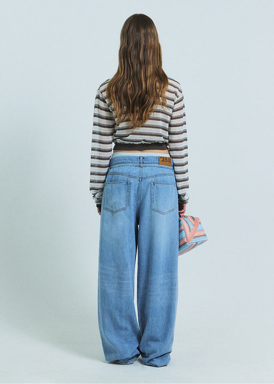 ESTHER STRIPE COLLAR KNIT
