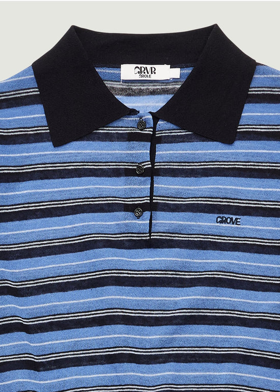ESTHER STRIPE COLLAR KNIT