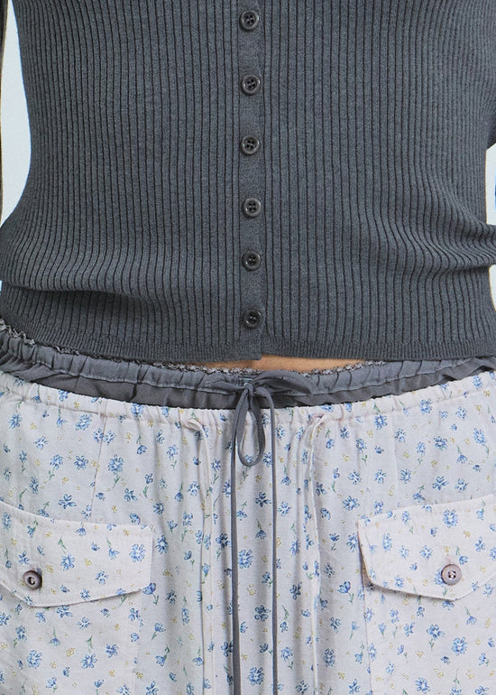 CADY LAYERED MIDI SKIRT