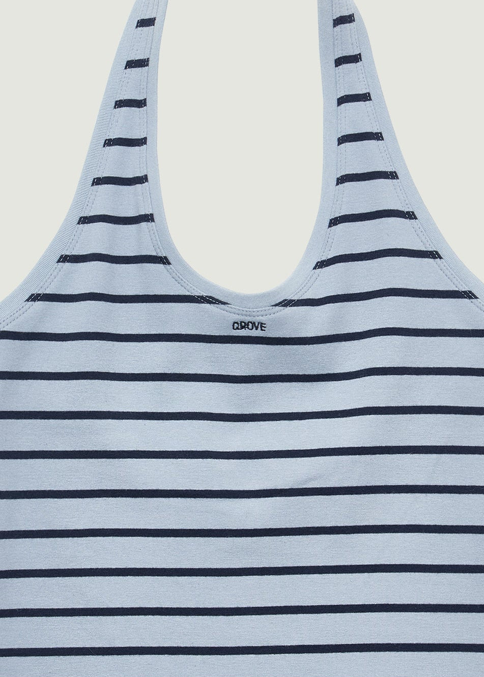 SERA STRIPE HALTER TOP