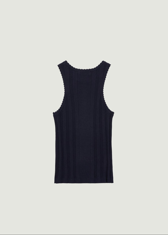PETAL SLEEVELESS KNIT