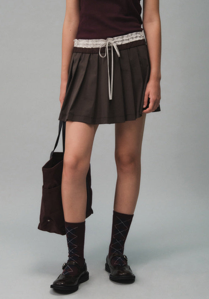 CONNIE PLEATS SKIRT