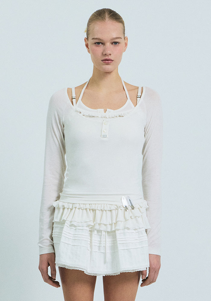 LIV HENRY NECK T-SHIRT