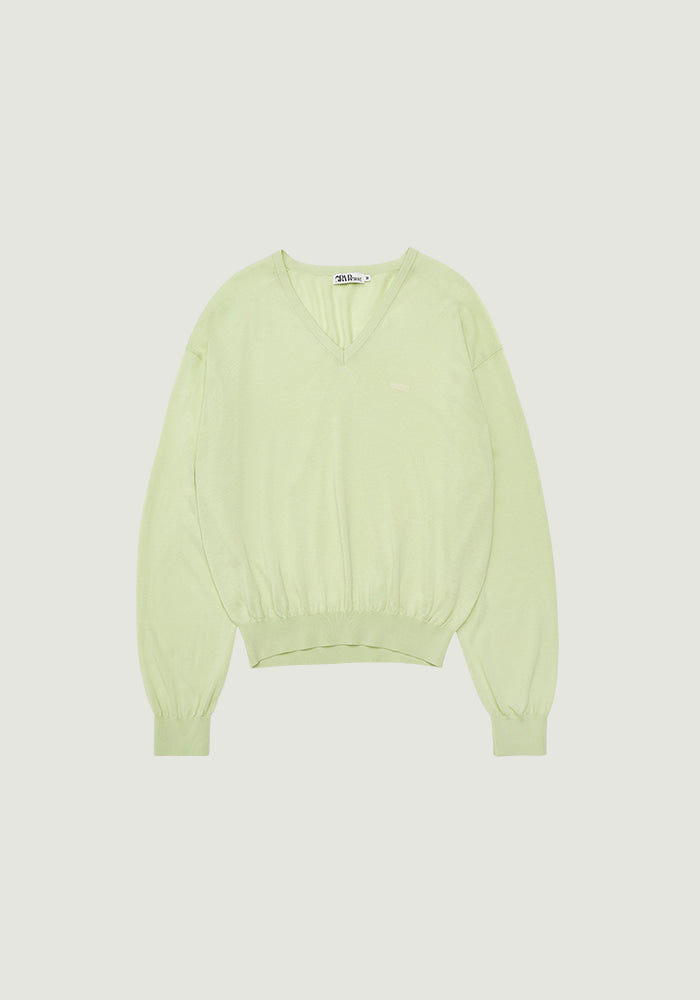 CANOPY V-NECK KNIT