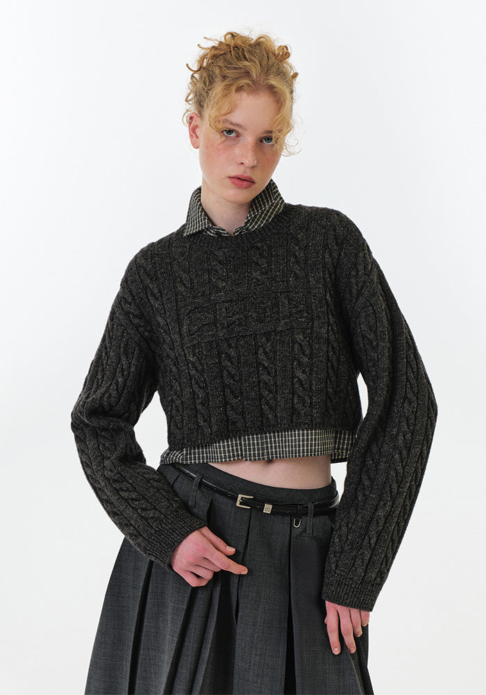 SOPHIE CROP KNIT