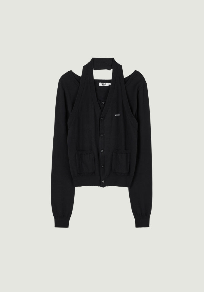TILDA HALTER CARDIGAN
