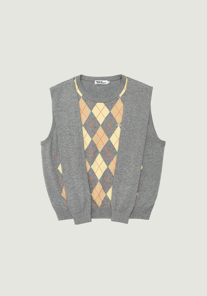 VENI ARGYLE VEST – GRVR