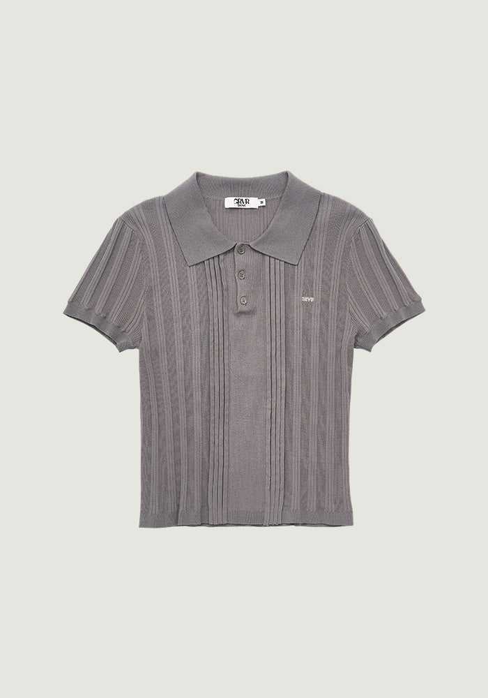 PETAL COLLAR KNIT