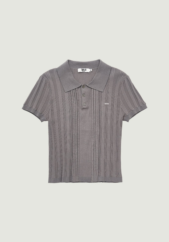 PETAL COLLAR KNIT