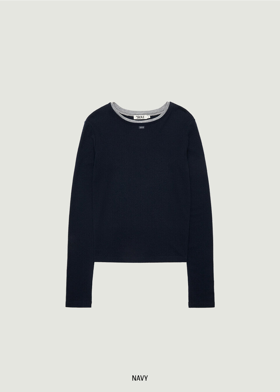 EMBER DOUBLE NECK T-SHIRT