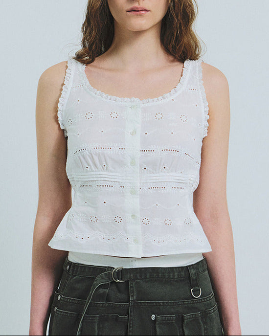 BLESS SLEEVELESS BLOUSE