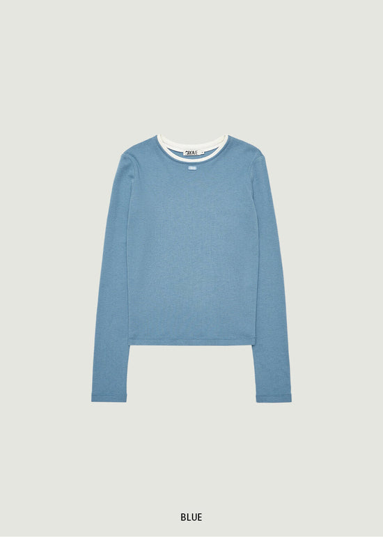 EMBER DOUBLE NECK T-SHIRT