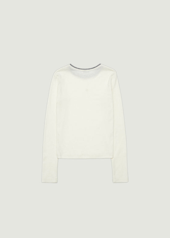 EMBER DOUBLE NECK T-SHIRT