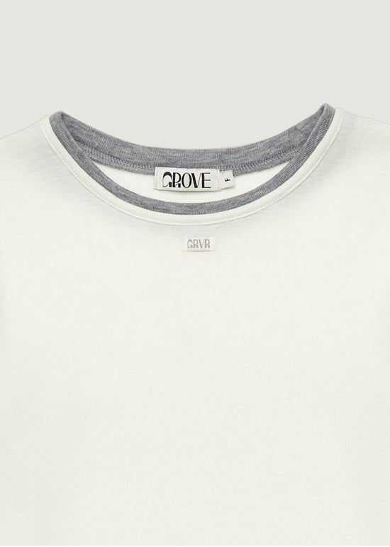 EMBER DOUBLE NECK T-SHIRT